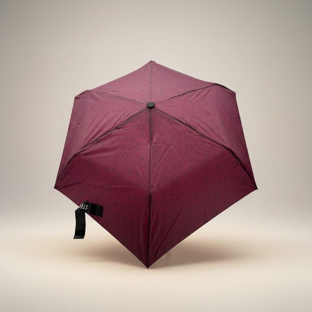 Steve Madden Automatic Compact Umbrella Foldable Travel Rain Wind Resistant
